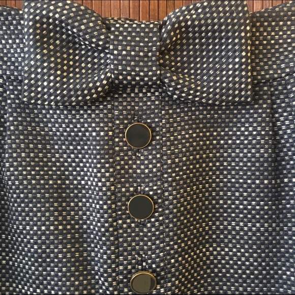 Bow polka dot tweed Skirt from Anthropologie - Picture 3 of 6